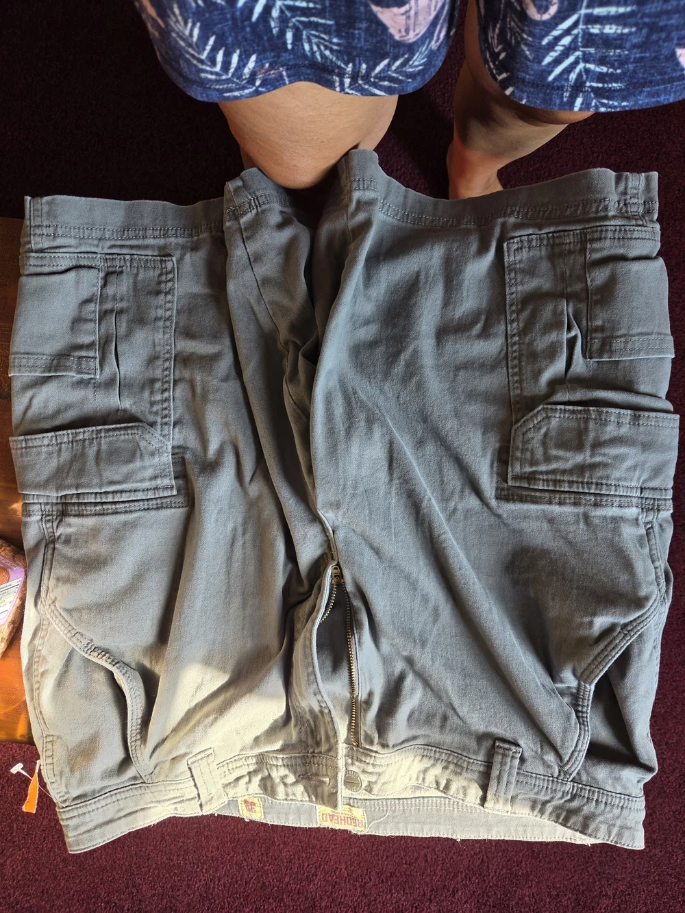 RedHead Men's Cargo Shorts in Charcoal Gray